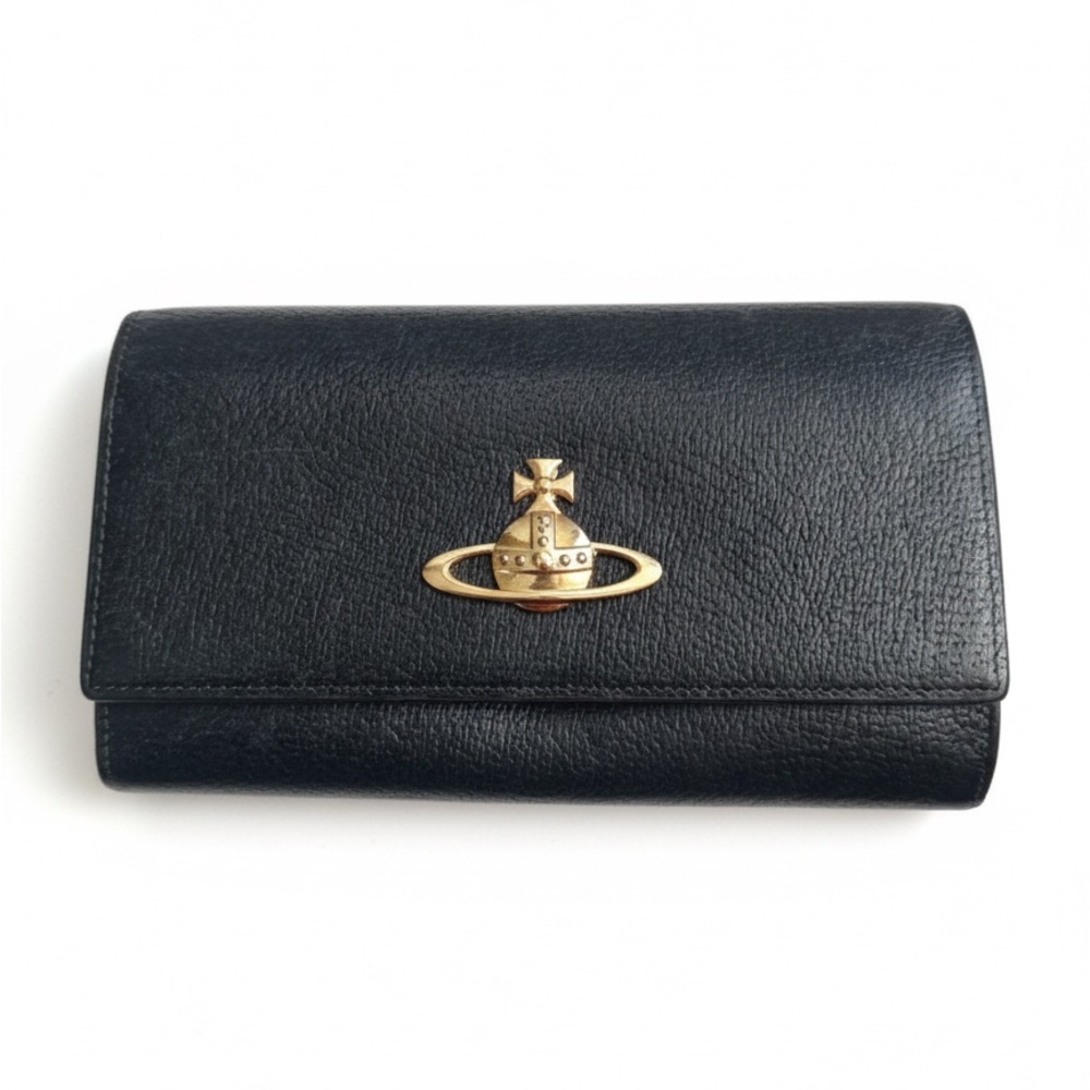 Vivienne Westwood Black Leather Wallet